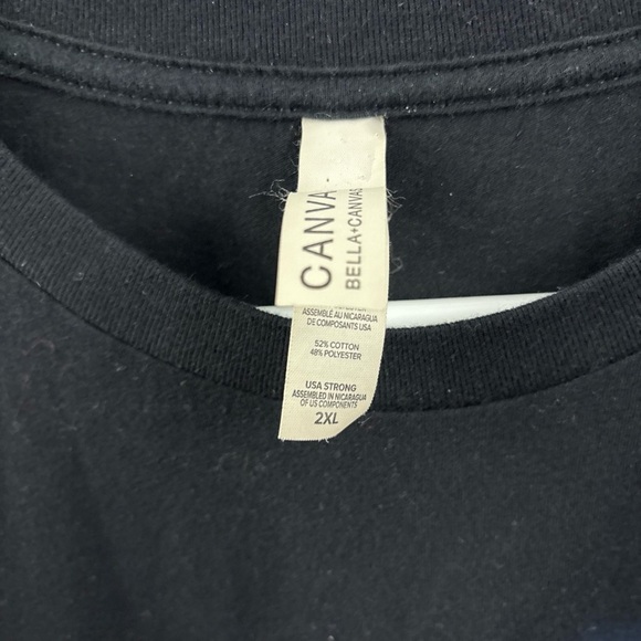 Willie Nelson Band Tee Size 2XL Summer/Fall Tour 2021 Next Level Apparel Black - Picture 7 of 7